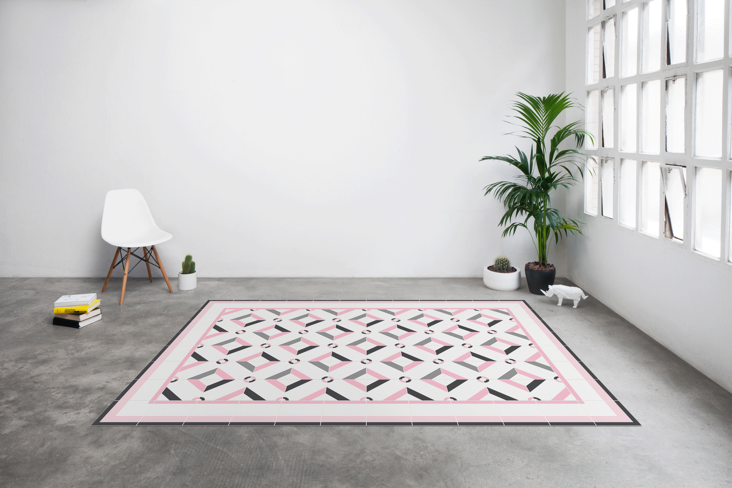 Hidraulik: Contemporary Modern Floor Tiles Carpets made of PVC