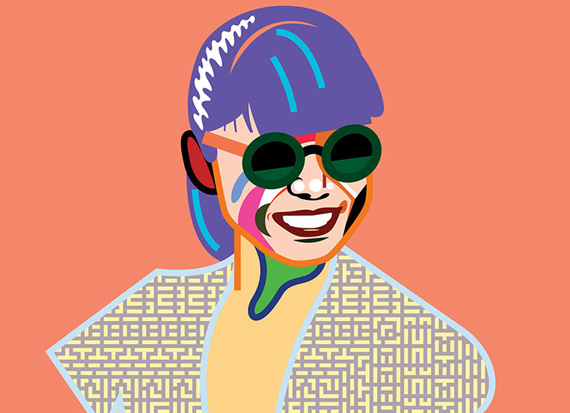 Colorful Portrait Illustrations by Magnus Voll Mathiassen
