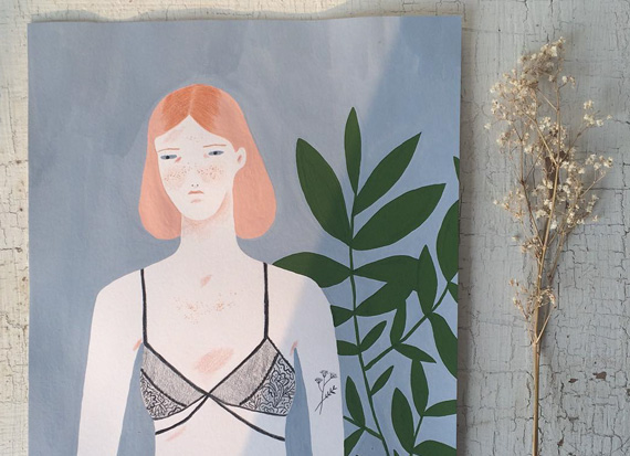 Female Figure Illustrations by Alessandra Genualdo