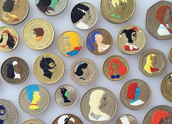 Tales You Lose: Painted Coins by Andre Levy