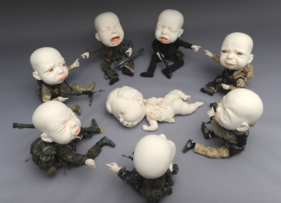 Realistic Ceramic Sculptures by Johnson Tsang
