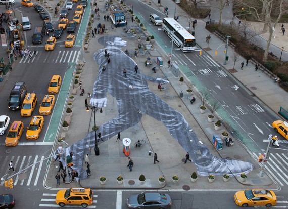 Walking New York Cover by JR for The New York Times