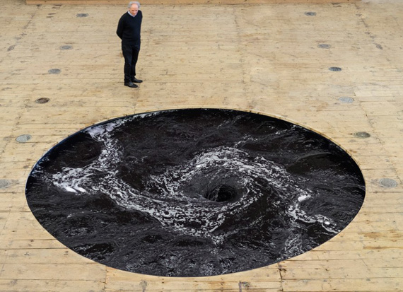 Black Water Installation by Anish Kapoor