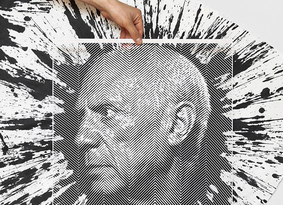 Hand-cut Photo-realistic Paper Portraits