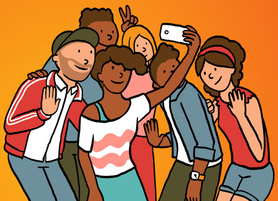 Me & You Mobile Illustration Series by MUTI