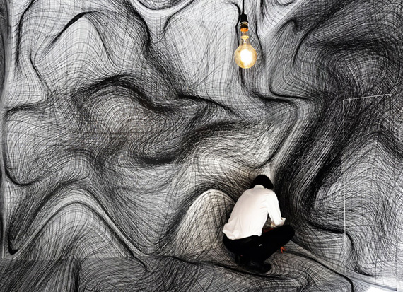 Infinity in a Finite Art Space by Peter Kogler