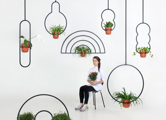 Kuiper Belt Hanging Pots by Katerina Kopytina