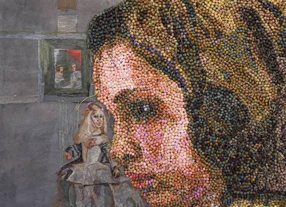 Figure Thread Portraits by Giota Andriakaina