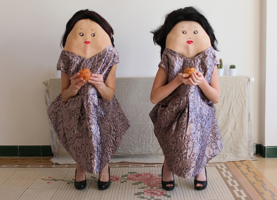 Secret Friends: Bent-over Figure Portraits by AnaHell