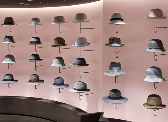 Hat Cloud: Women’s Hat Store Design by Nendo