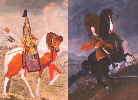 Eight Equestrian Collage Portraits by Lola Dupré