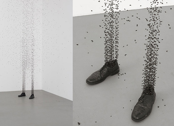 Shoes That Break the Silence by Antonio Paucar