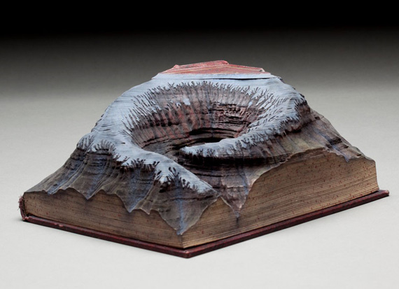 Desert of Unknowing: Carved Book Art by Guy Laramée