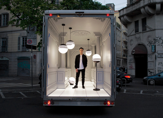 Salone del Automobile: Delivery Van Installation by Lee Broom