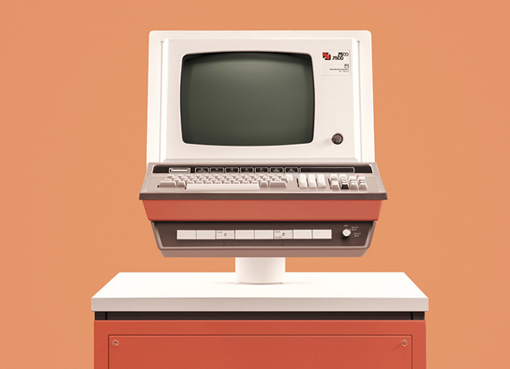 Colourful Series of 10 Historic Computers