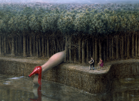 Dreamlike Surreal Paintings by Mike Worrall
