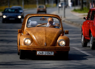 Wooden VW Beetle by Momir Bojic