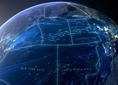 Visualization: Transatlantic Air Traffic in 24 Hours