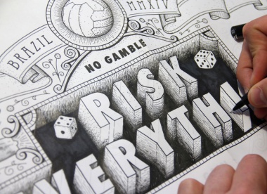 Hand Lettering: Risk Everything by Tobias Hall