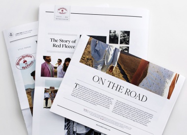 Red Fleece Editorial Newspaper