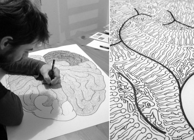 Drawing: Insane In The Brain by Fabrice Wittner