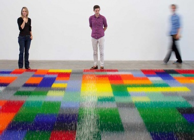 Color Field: Floor-bound Installation by Liza Lou