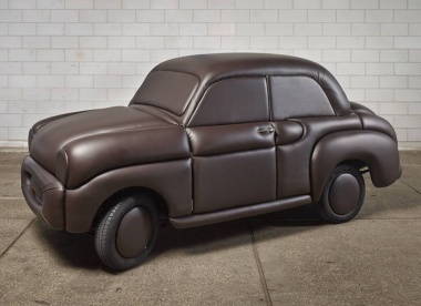 Leather Chesterfield Car by Olaf Mooij