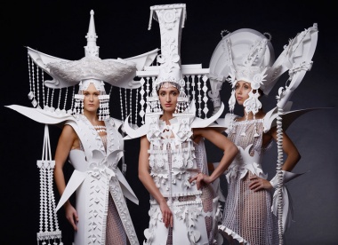 Paper Mongolian Costumes by Asya Kozina