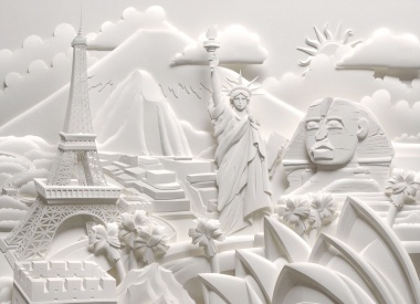 Paper Sculptures by Jeff Nishinaka