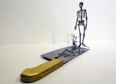Shadow of Knives Metal Sculptures by Li Hongbo