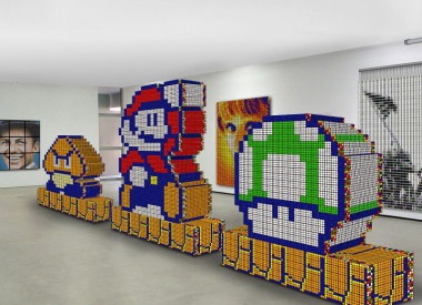 Rubiks Cube Mosaic Art by Cube Works