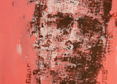 Portrait Paintings with Text on Stamp