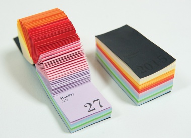 Fedrigoni Calendar Design 2015 by Chris Ong