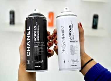 Fashion Branded Spray Paint Cans