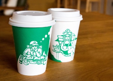 Starbucks Cup Art Series by Soo Min Kim