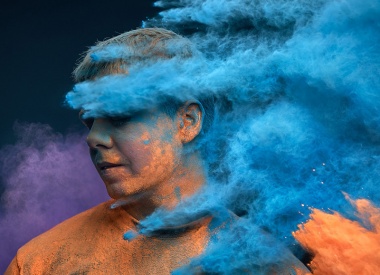 Ars Thanea Portraits with Holi Colors