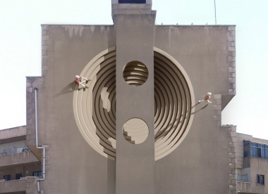 Optical illusion Murals by Mehdi Ghadyanloo