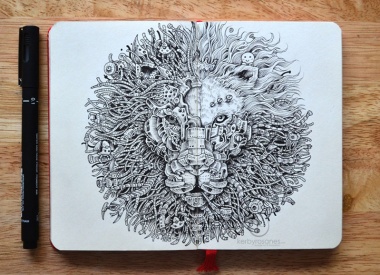 Incredible Pen Drawings by Kerby Rosanes