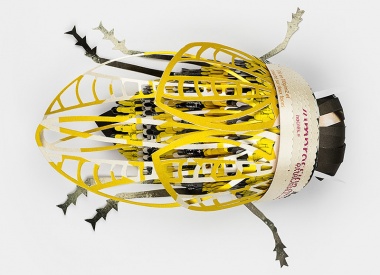 Insects made out of Recycled Paper for IGEPA