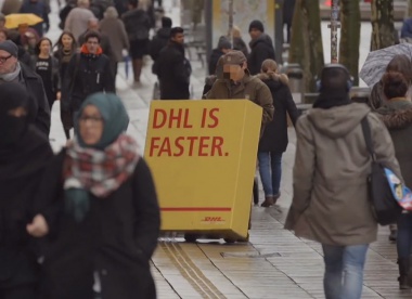 DHL is Faster - Ad Prank